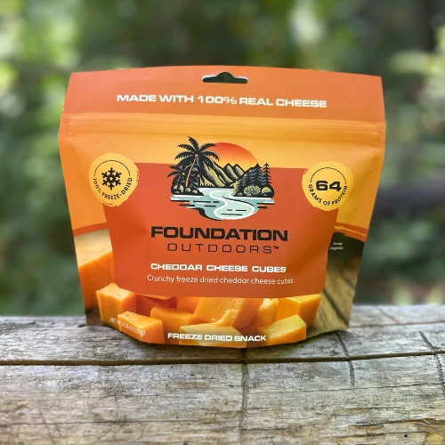 Freeze-Dried Cheddar Cheese Cubes by Foundation Outdoors - Image 4