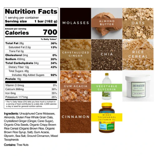 Molasses, Ginger, Sea Salt Meal Bar by Range - Image 4