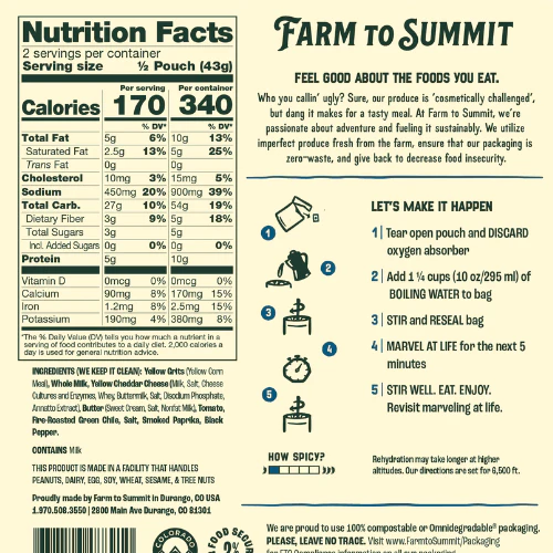 Green Chile Cheddar Grits by Farm to Summit - Image 2