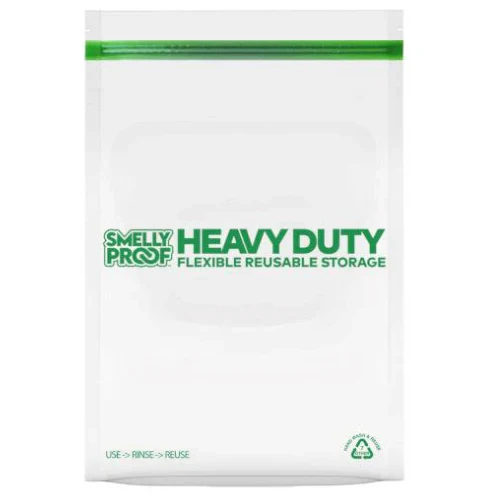 Heavy Duty Clear Flat Reusable Bags by Smelly Proof - Image 2