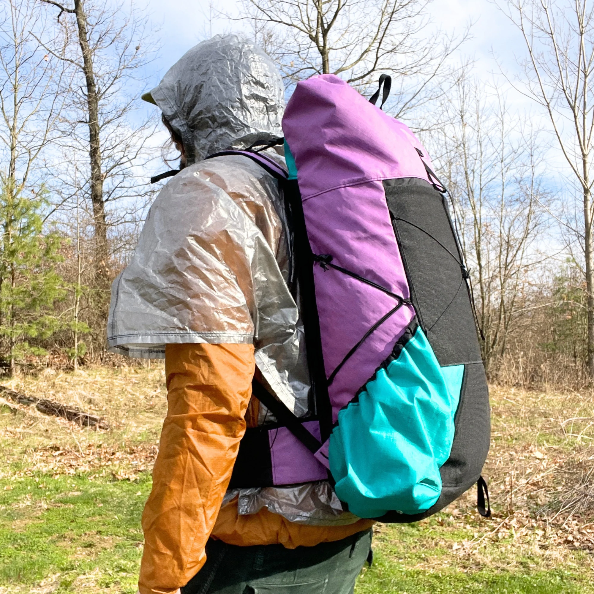 Dyneema Hooded Half-Poncho by MooseTrack Packs - Image 25
