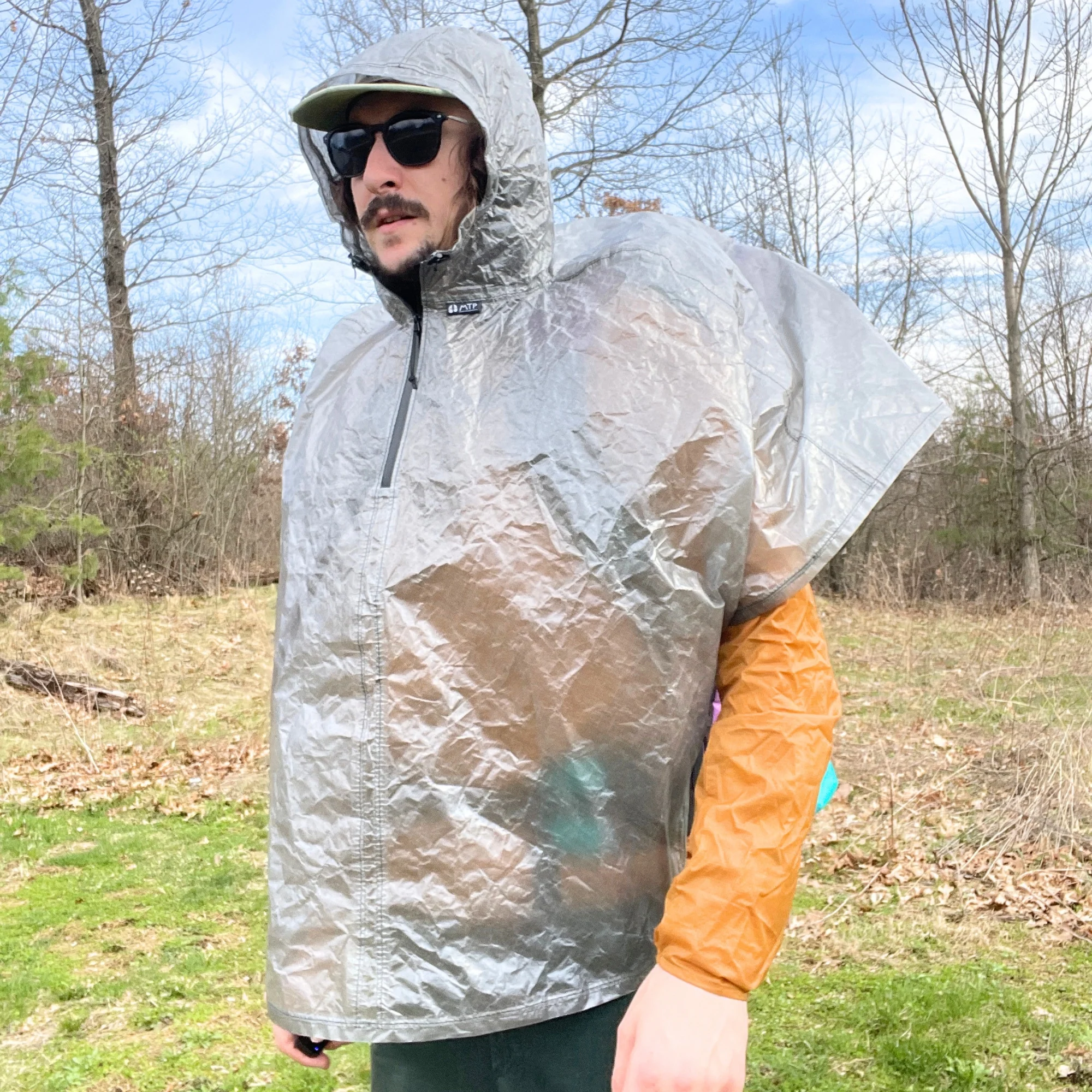 Dyneema Hooded Half-Poncho by MooseTrack Packs - Image 4