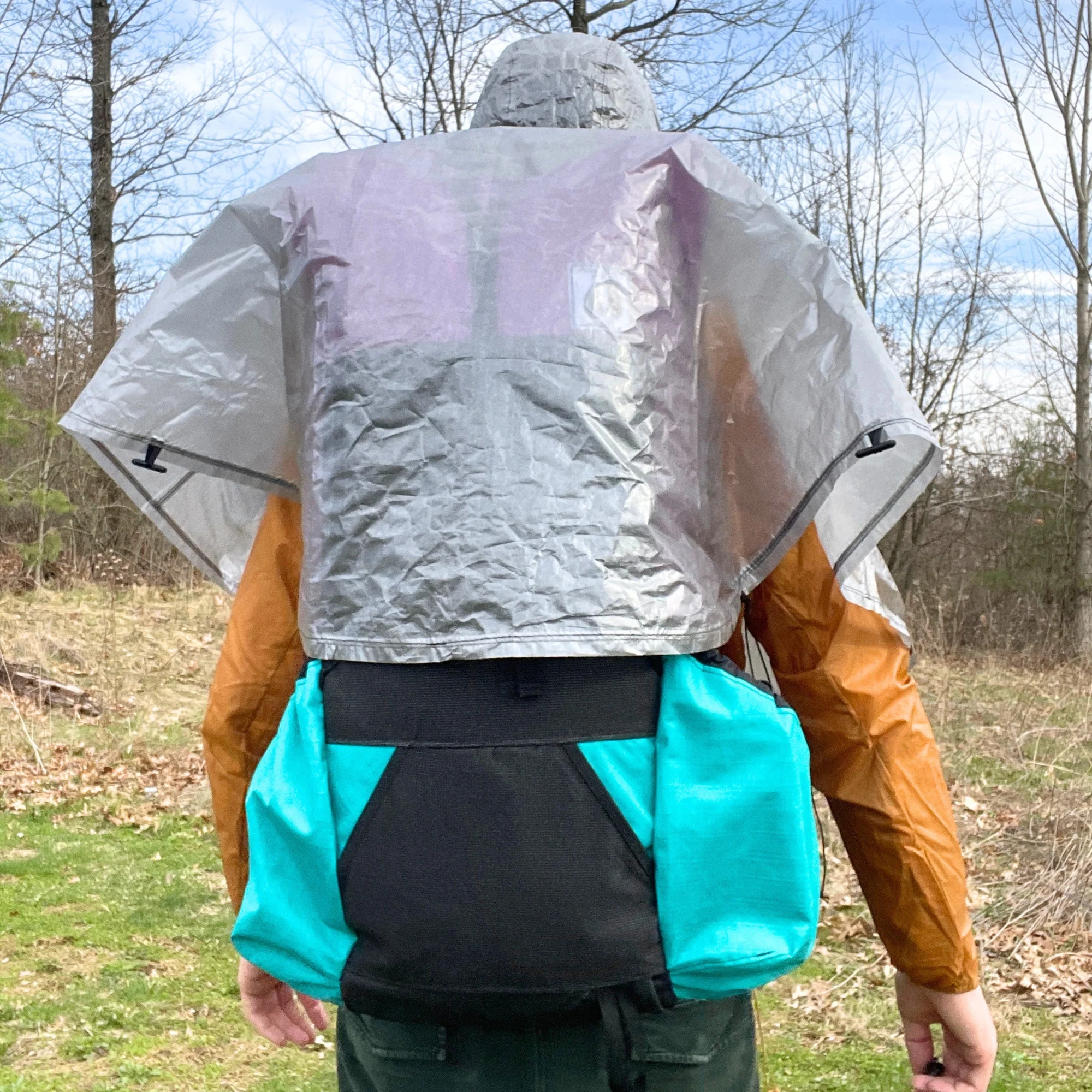 Dyneema Hooded Half-Poncho by MooseTrack Packs - Image 6