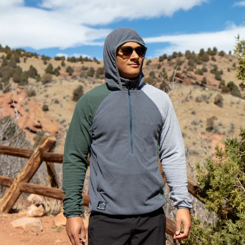 Men's Half Zip Fleece Ultralight Pullover by SkyGOAT - Image 5