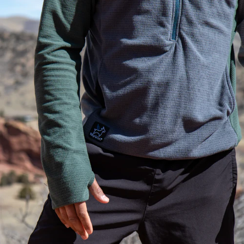 Men's Half Zip Fleece Ultralight Pullover by SkyGOAT - Image 7