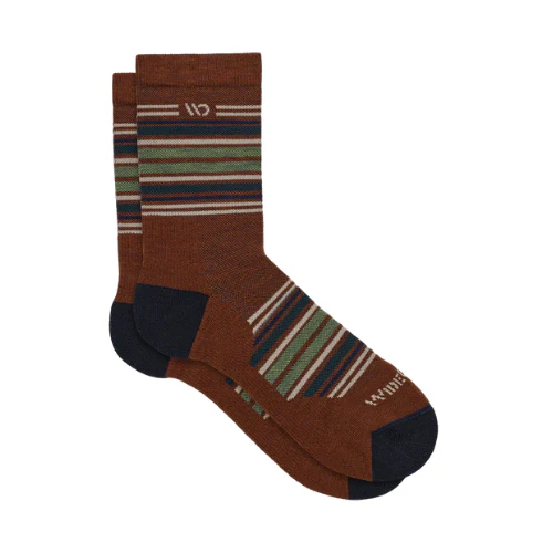 Men's Multi Stripe Cushioned Micro Crew Socks by WIDE OPEN Socks - Image 2