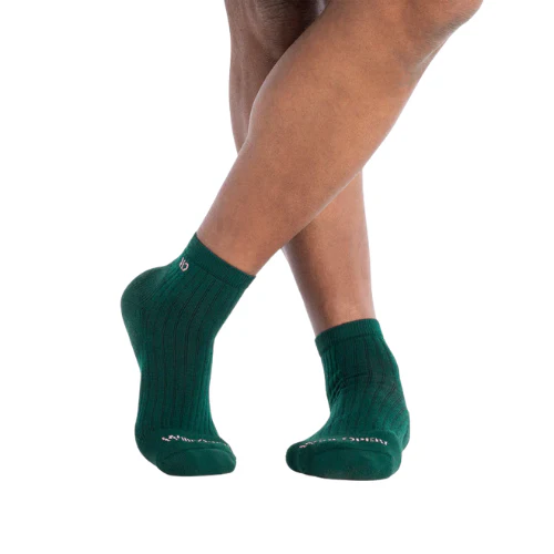 Men's Solid Cushioned Quarter Crew Socks by WIDE OPEN Socks - Image 10