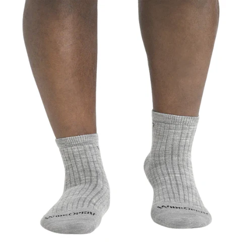 Men's Solid Cushioned Quarter Crew Socks by WIDE OPEN Socks - Image 8