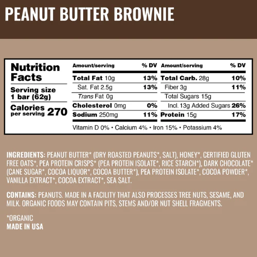 Peanut Butter Brownie Protein Bars by Kate's Real Food - Image 5