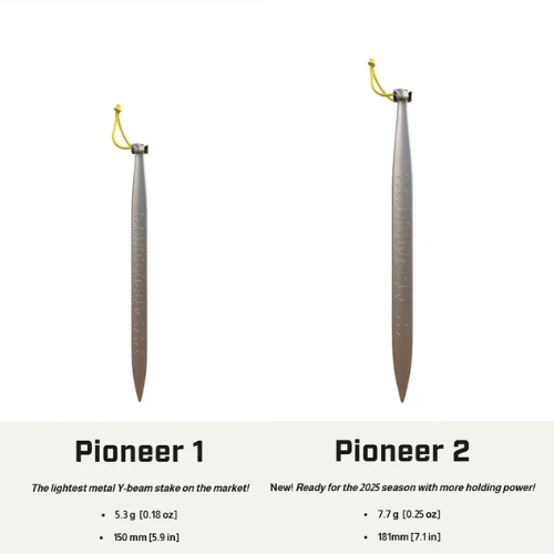 Pioneer Titanium Tent Stake by Teragon Gear - Image 3