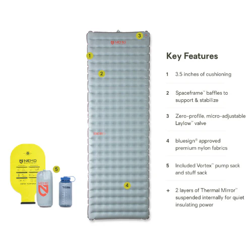 Tensor All-Season Insulated Sleeping Pad by NEMO Equipment - Image 13