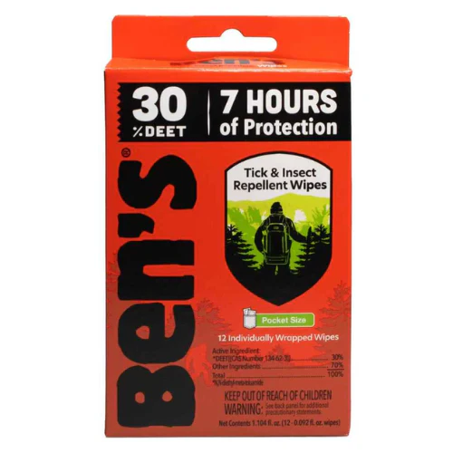 Tick & Insect Repellent Wipes by Ben's Tick and Insect Repellent - Image 2