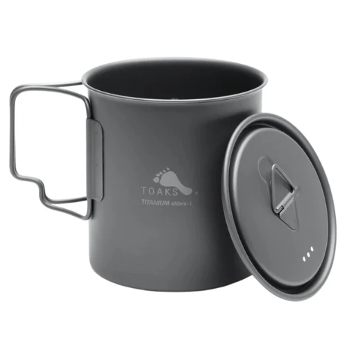 Titanium 450ml Cup w/Lid (Ultralight Version) by TOAKS - Image 2