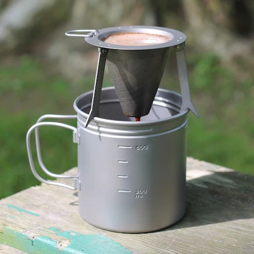 Titanium Travel Coffee Filter by Vargo Outdoors - Image 4