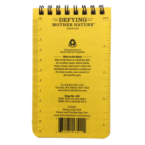 Top Spiral All-Weather Notebook by Rite in the Rain - Image 9
