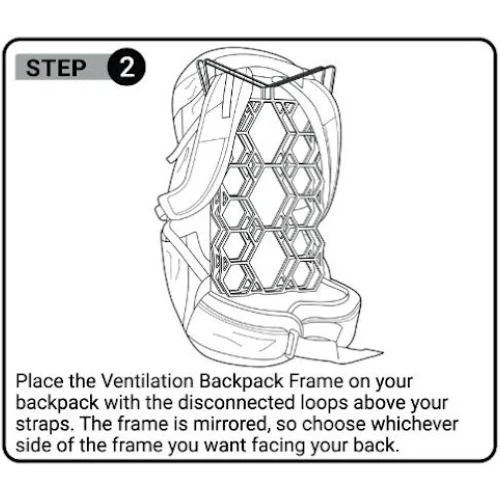 Ultralight Backpack Ventilation Frame by Vaucluse Backpack Ventilation Gear - Image 19