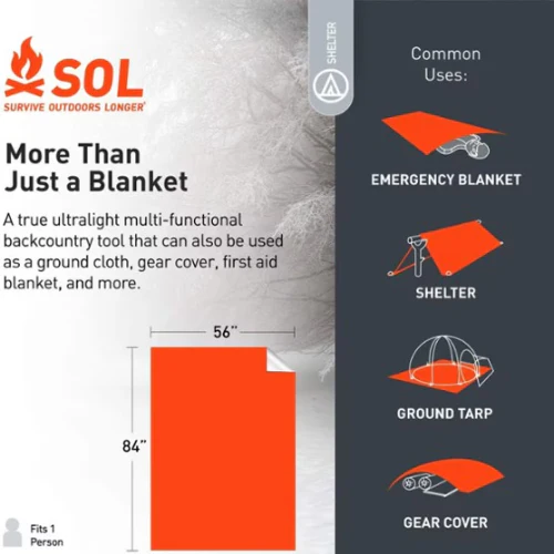 Emergency Blanket by SOL - Image 4