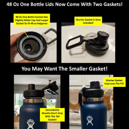 Wide Mouth Flip-Top Lid by One Bottle Hydration - Image 5