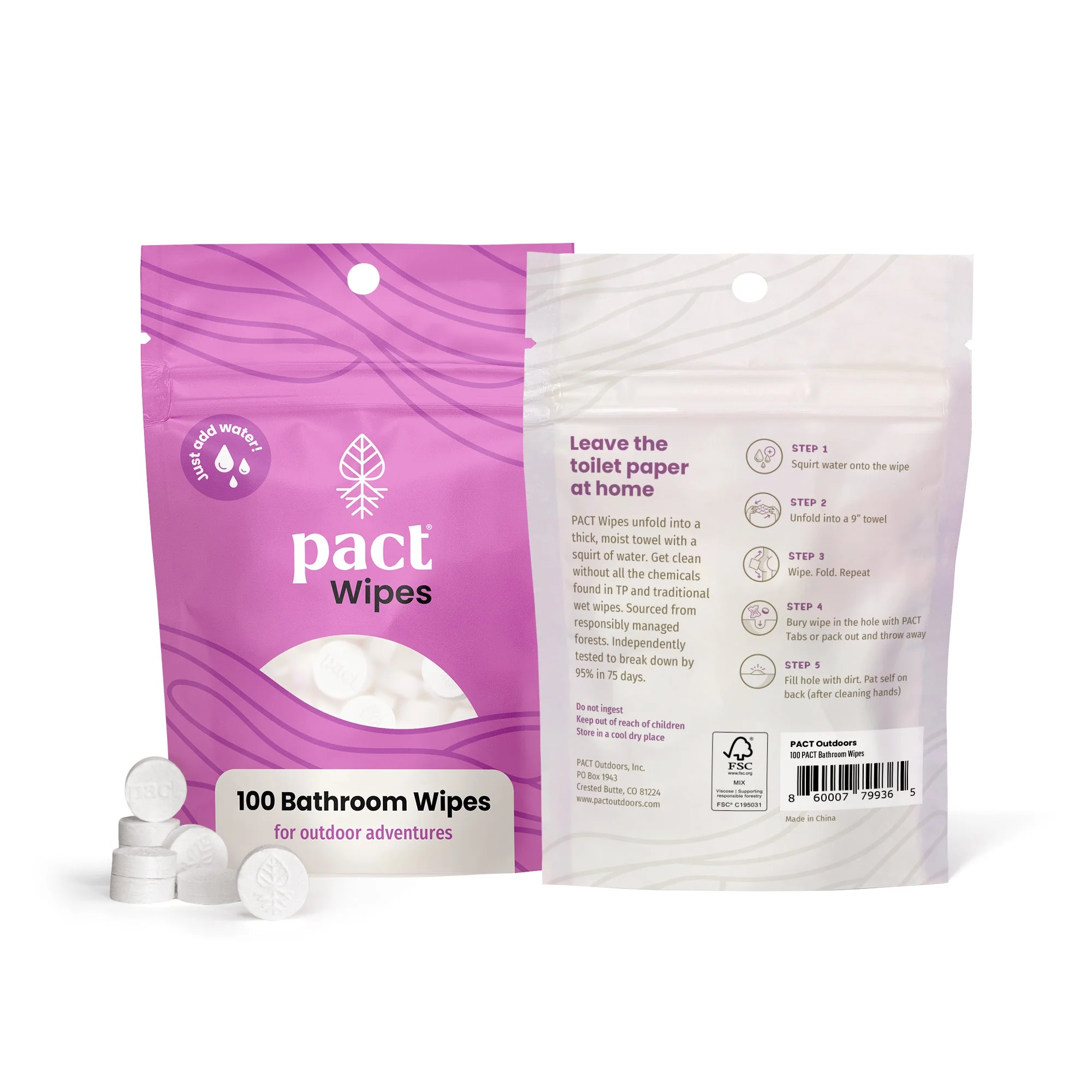 Bathroom Wipes by PACT Outdoors - Image 6