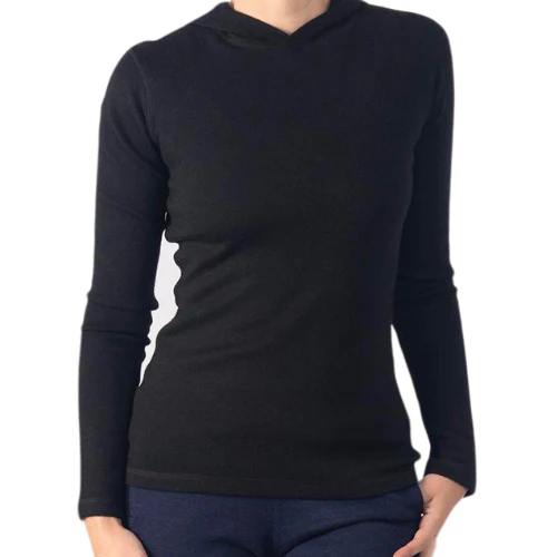 Women's Alpaca Wool Pullover Hoodie by Arms of Andes - Image 3