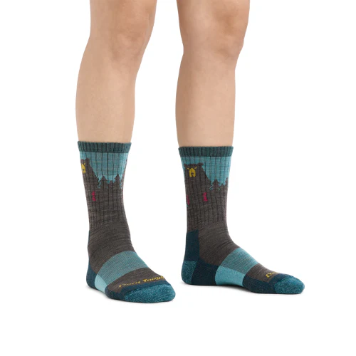 Women's Bear Town Micro Crew Lightweight Hiking Sock by Darn Tough - Image 3