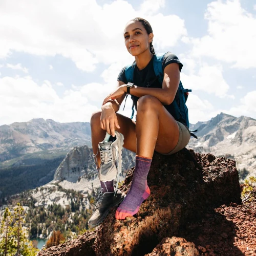 Women's Hiker Micro Crew Midweight Hiking Sock by Darn Tough - Image 11