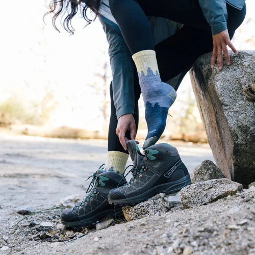 Women's Treeline Micro Crew Midweight Hiking Sock by Darn Tough - Image 12