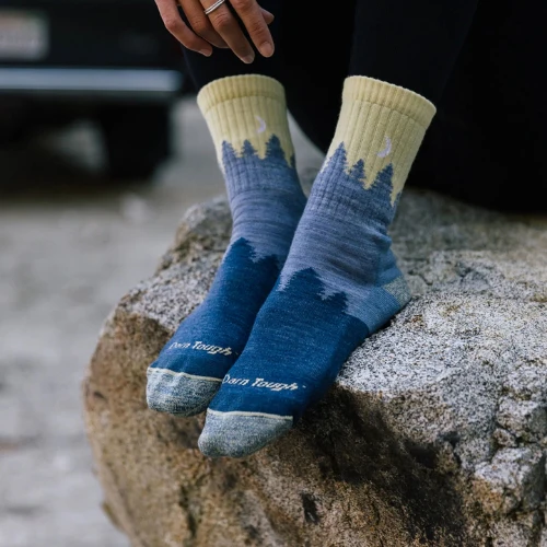 Women's Treeline Micro Crew Midweight Hiking Sock by Darn Tough - Image 13