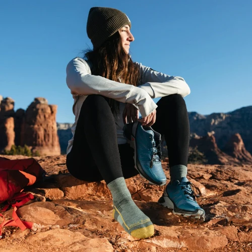 Women's Hiker Quarter Midweight Hiking Sock by Darn Tough - Image 7