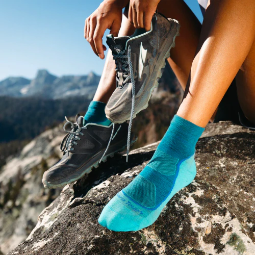 Women's Light Hiker Quarter Lightweight Hiking Sock by Darn Tough - Image 10