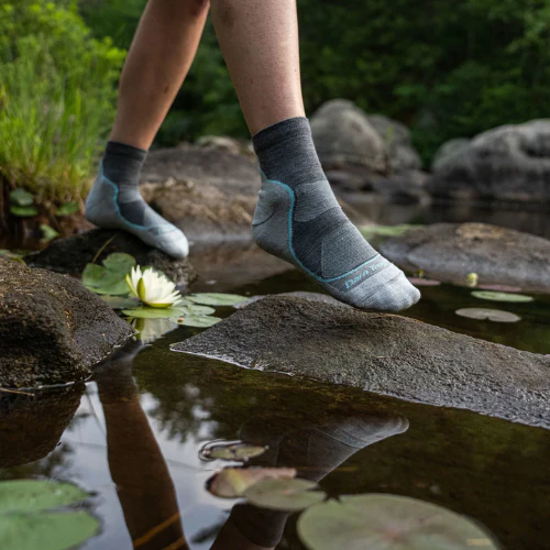 Women's Light Hiker Quarter Lightweight Hiking Sock by Darn Tough - Image 3