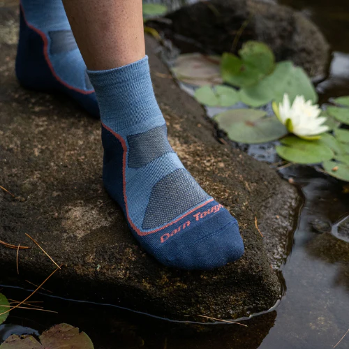 Women's Light Hiker Quarter Lightweight Hiking Sock by Darn Tough - Image 9