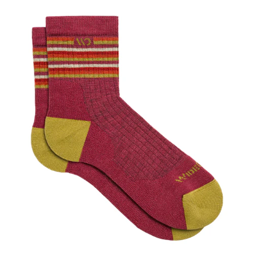 Women's Multi Stripe Cushioned Micro Crew Socks by WIDE OPEN Socks - Image 3